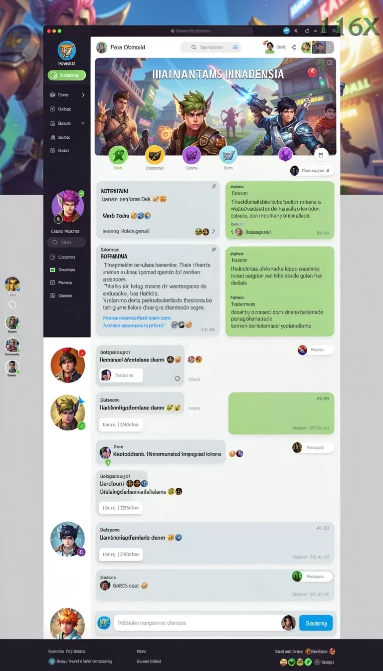 Cuplikan layar AA62 — menu navigasi